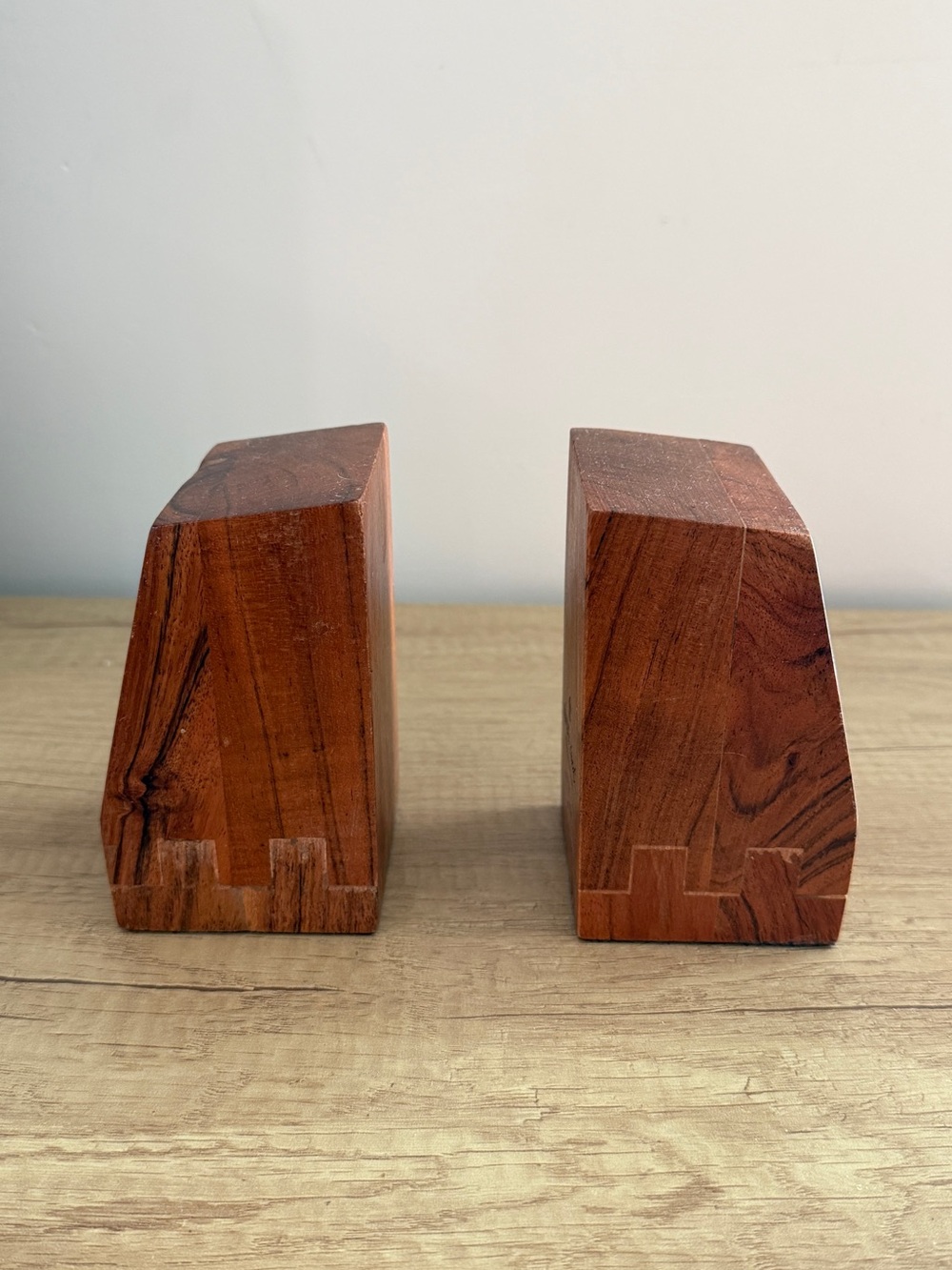 Hearth & Hand Solid Acacia Wood Bookends